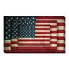 Set Of Four American Flag Print Wall Art