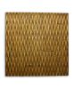 1 x 24 x 24 Gold Metallic Ridge - Wall Art Wood Wall Art