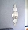 Silver and Clear Modern Bling Mirrored Wall Sconce