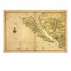 16" X 24" California As An Island C1650 Vintage Map Wall Art