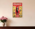 12" X 18" Houdini Handcuff King Vintage Magic Poster Wall Art