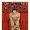 16" X 24" Houdini In Handcuffs Vintage Magic Poster Wall Art