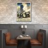 Cleveland Union Terminal Vintage Travel Unframed Print Wall Art