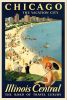 Vintage 1934 California Travel Unframed Print Wall Art