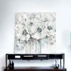 Winter Blues Flower Unframed Print Wall Art