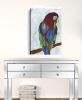 Large Bright and Tropical Parrot Canvas Wall Art