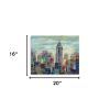 20" x 16" Vibrant NYC Skyline Canvas Wall Art