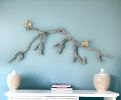 Silver and Gold Bird and Branch Wall Decor