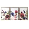 Floral and Bright Garden Framed Canvas Wall Art Floater Frame Graphic Art Wall Art