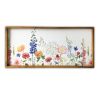 Vivid Spring Garden Wooden Framed Canvas Wall Art Picture Frame Graphic Art Wall Art