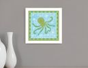 Beetle and Bob Baby Squid White Framed Print Wall Art