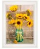 Country Sunflowers I 1 White Framed Print Wall Art