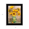 Country Sunflowers I 2 Black Framed Print Wall Art