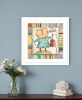 Hey Diddle Diddle White Framed Print Wall Art