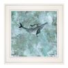 Simplicity Humpback 1 White Framed Print Wall Art