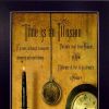 Time is the Illusion Black Picture Frame Print Wall Art