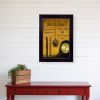 Time is the Illusion Black Picture Frame Print Wall Art