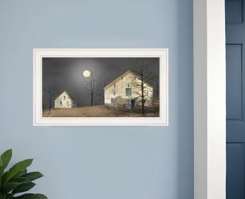 Still of the Night 2 White Framed Print Wall Art