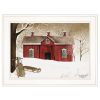 New Fallen Snow 1 White Framed Print Wall Art