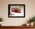 New Fallen Snow 4 Black Framed Print Wall Art