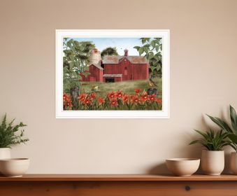 Summer Days 6 White Framed Print Wall Art