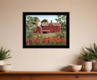 Summer Days 7 Black Framed Print Wall Art