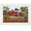 Summer Days 1 White Framed Print Wall Art