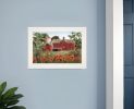 Summer Days 1 White Framed Print Wall Art