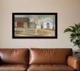 The Old Stone Barn 4 Black Framed Print Wall Art