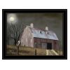 Midnight Moon 6 Black Framed Print Wall Art