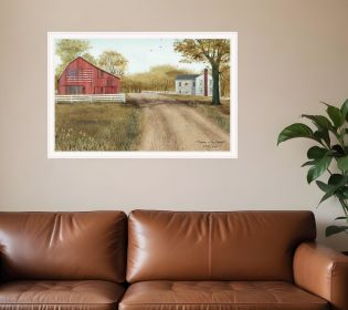 Summer in the Country 5 White Framed Print Wall Art