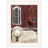 Good Morning 1 White Framed Print Wall Art