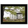 Sweet Summertime House 2 Black Framed Print Wall Art