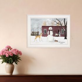 The Friendly Beasts 2 White Framed Print Wall Art