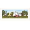 Summer on the Farm 1 White Framed Print Wall Art