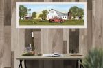 Summer on the Farm 3 White Framed Print Wall Art