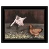 Bacon and Eggs 2 Black Framed Print Wall Art