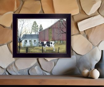 Holstein Black Framed Print Wall Art