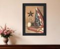 God and Country 5 Black Framed Print Wall Art