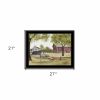 The Old Spring House 4 Black Framed Print Wall Art