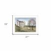 Spring at White House Farm 1 White Framed Print Wall Art