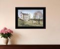 Spring at White House Farm 2 Black Framed Print Wall Art