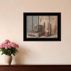 Let Your Light Shine 2 Black Framed Print Wall Art