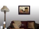 Family Makes a House a Home Black Framed Print Wall Art