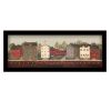 The Village Proper Black Framed Print Wall Art