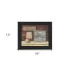 Clean Towels 1 Black Framed Print Bathroom Wall Art