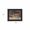 Hot Bath 4 Black Framed Print Bathroom Wall Art