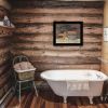 HOT BATH 6 Black Framed Print Bathroom Wall Art