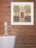 Folk Art Outhouse III 1 White Framed Print Wall Art