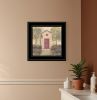 Folk Art Outhouse III 2 Black Framed Print Wall Art